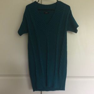 Alfani teal sweater tunic